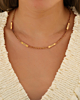 Naam ketting met vier plaatjes