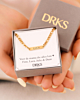 Gouden ketting met naam in sieradendoosje