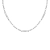 Schakelketting zilver met gravering