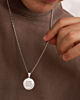 zilveren namen ketting voor mannen