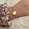 Goud armbandje met gravering voor baby