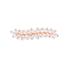 Haarclip luxury leaves rose goldplated
