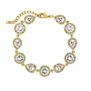 Beautiful bracelet with zirconia