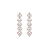 Crystal Elegance Oorbellen rose goudkleurig