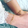 Stainless Steel Armbandjes in het goud met infinity teken