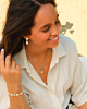 Zilveren sieraden look