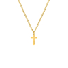 Ketting met kruisje goudkleurig