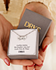 Mama hartjes ketting met namen kleur zilver