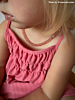 Influencer foto met kinderketting roze