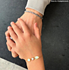 Armband triple sea shell.