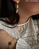 Graveerbare vintage hartjes ketting.
