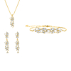 Bruidssieraden set cute pearls goudkleurig