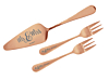 Bruidstaart set rose goud