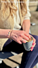 Influencer met daily luxury armband
