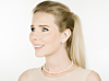 Peach Pearl Ketting Goud Kleurig