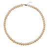 Peach Pearl Ketting Goud Kleurig