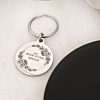 Coin sleutelhanger met mama's naam gegraveerd