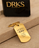 Gouden sleutelhanger voor best dad