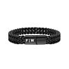 Schakelarmband heren zwart