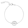 Baby armband met naam zilver