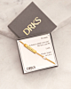 Gouden naam armband met bar
