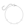 Armband met 4 hartjes