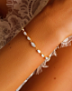 Gouden armband met bruid steentjes