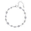 Armband luxe druppel steentjes
