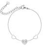 Initial armband with triple love