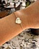 Zilveren hartjes armband where we met