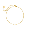 Gouden armband mini infinity
