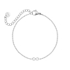 Zilveren armband mini infinity