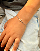 zilveren kinder armband met kruisje