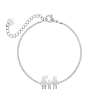 armband man vrouw kind zilver