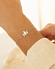 zilveren armband met moeder en 2 kindjes