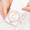 Mooie bruidarmband met gouden kleur