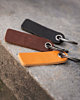 Leren sleutelhanger bruin