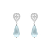  Faux Pearl Earrings Lightblue