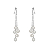 Belle Silver Ivory Parel Oorbellen