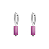 Sea shell oorbellen purple 