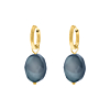 Musthave earrings blue goudkleurig