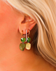Gouden earparty met groen