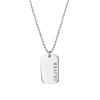 Graveerbare dog tag ketting kids