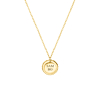 Graveerbare ketting vintage goudkleurig