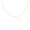 Ketting met 1 hartje goudkleurig