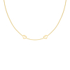 Ketting met 2 hartjes