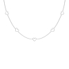 Ketting met 5 hartjes