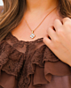 Lucky clover ketting goudkleurig