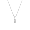 Ketting met druppel steentje