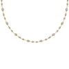 Ketting luxe druppel steentjes goudkleurig